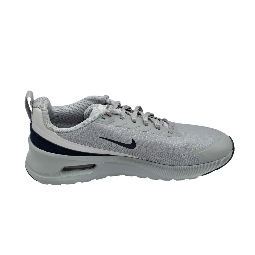 Nike Air Max Nuaxis Running Shoes Men's 11 Women's 12.5 Grey Navy New in Box